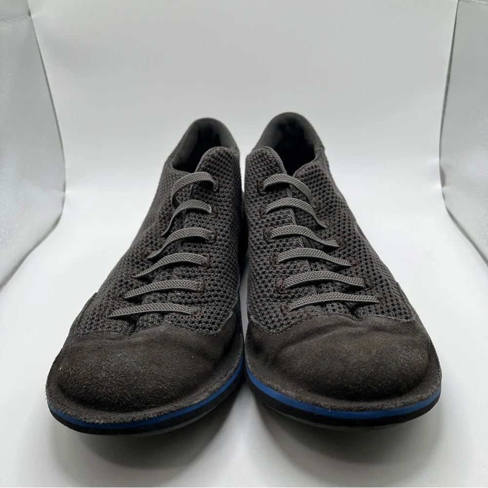 Camper Beetle Gray Textile and Nubuck Leather Ankle Boots for Men size 41 US 8